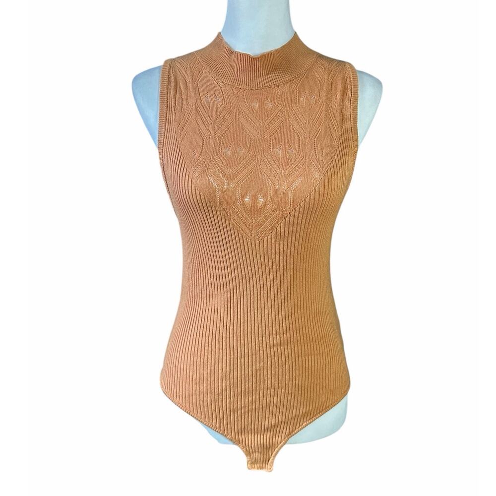 Free People Intimately Orange Body Suit Size Medium